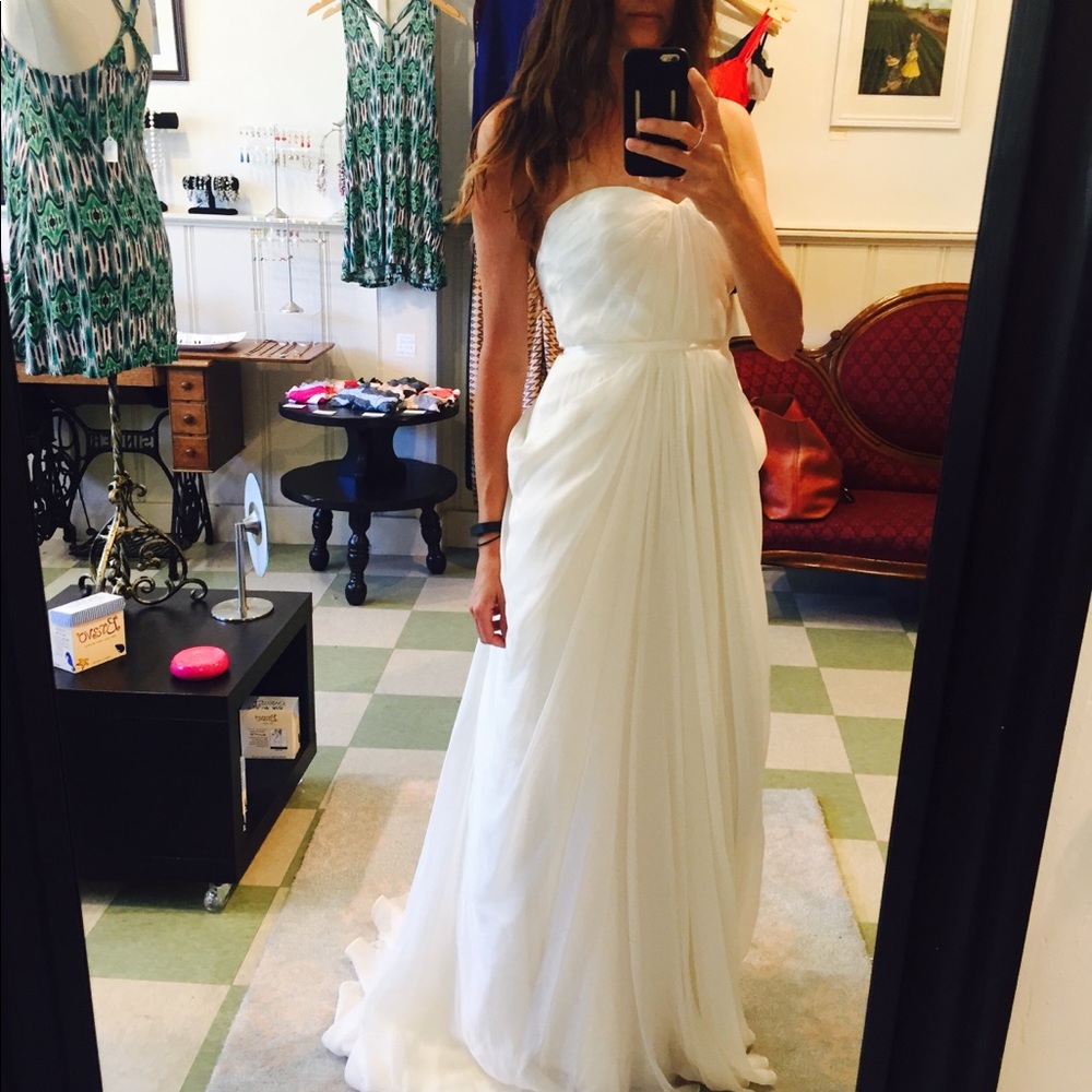 Ivy & Astor Silk Wedding Gown